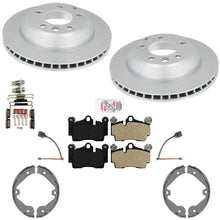 Rear Disc Brake Rotors & Brake Pads Sensors for Porsche Cayenne 04-08 330MM Size - Photo 1
