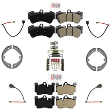 Front Rear Disc Brake Pads Sensors Shoes for Porsche Cayenne 04-08 330MM Size - Photo 1