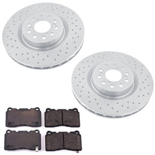 F Drilled Coated Disc Brake Rotors & Brake Pads for Honda Civic Type R 20-2026