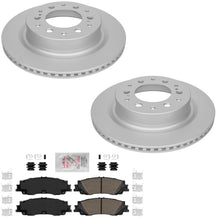 Rear GEO Coated Disc Brake Rotors & Brake Pads for Toyota 4Runner 2025-2026 - Photo 1