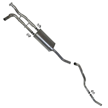 Rear Muffler and Tail Pipe  For 2012 2013 2014 2016 Nissan NV2500 NV3500 5.6L V8