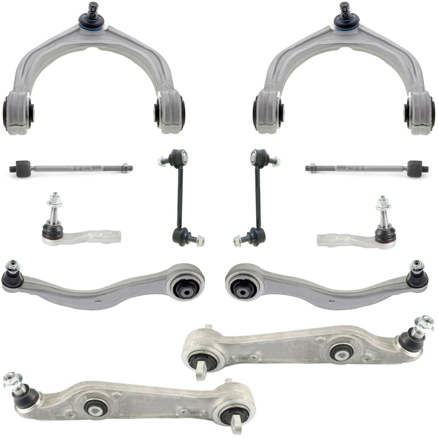 Front Upper & Lower Control Arms Tie Rods & Links For Giulia 2017 2018 2019 AWD