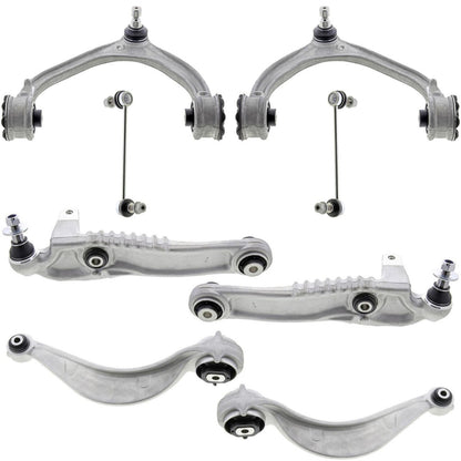 Front Upper & Lower Control Arms W/ Ball Joints & Links For F-Pace 2017-2024