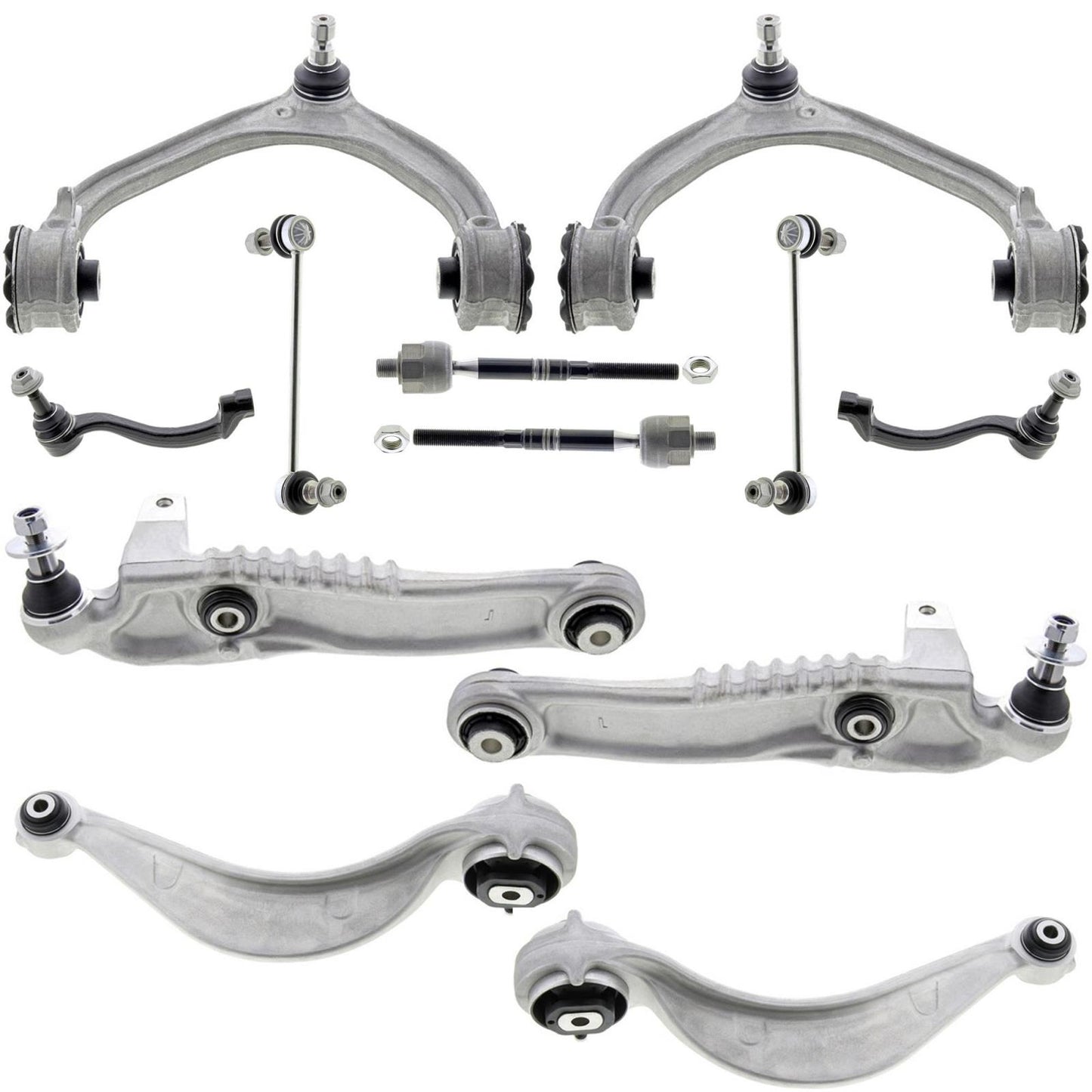 Front Upper & Lower Control Arms Tie Rods & Links For F-Pace 2017 2018 2024