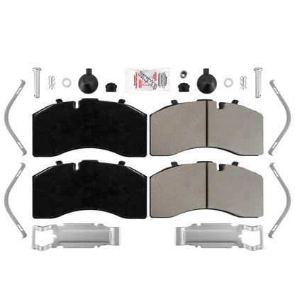 1 Set Fleet Duty Brake Pads for Peterbilt Air Brakes Bendix ADB22X Caliper