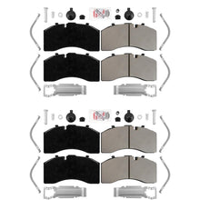 2 Sets Fleet Duty Brake Pads for Peterbilt Air Brakes Bendix ADB22X Caliper
