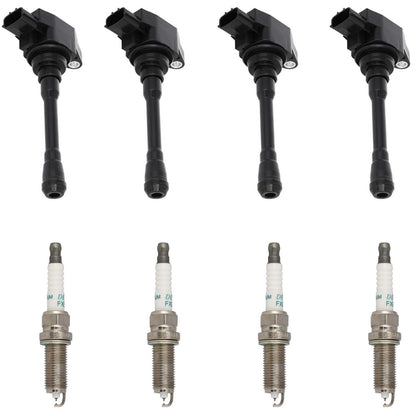 Ignition Coil & Iridium Spark Plugs For Nissan Kicks 1.6L 2018 2019 2020 2024