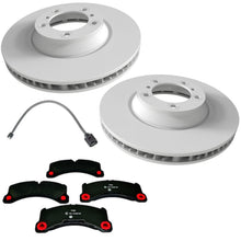 Front Coated Disc Brake Rotors Brake Pads for Porsche Panamera 4 Base 2017-2025 - Photo 1