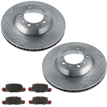 Rear Coated Disc Brake Rotors Brake Pads for Porsche Panamera 4 Executive 12-20 - Photo 1