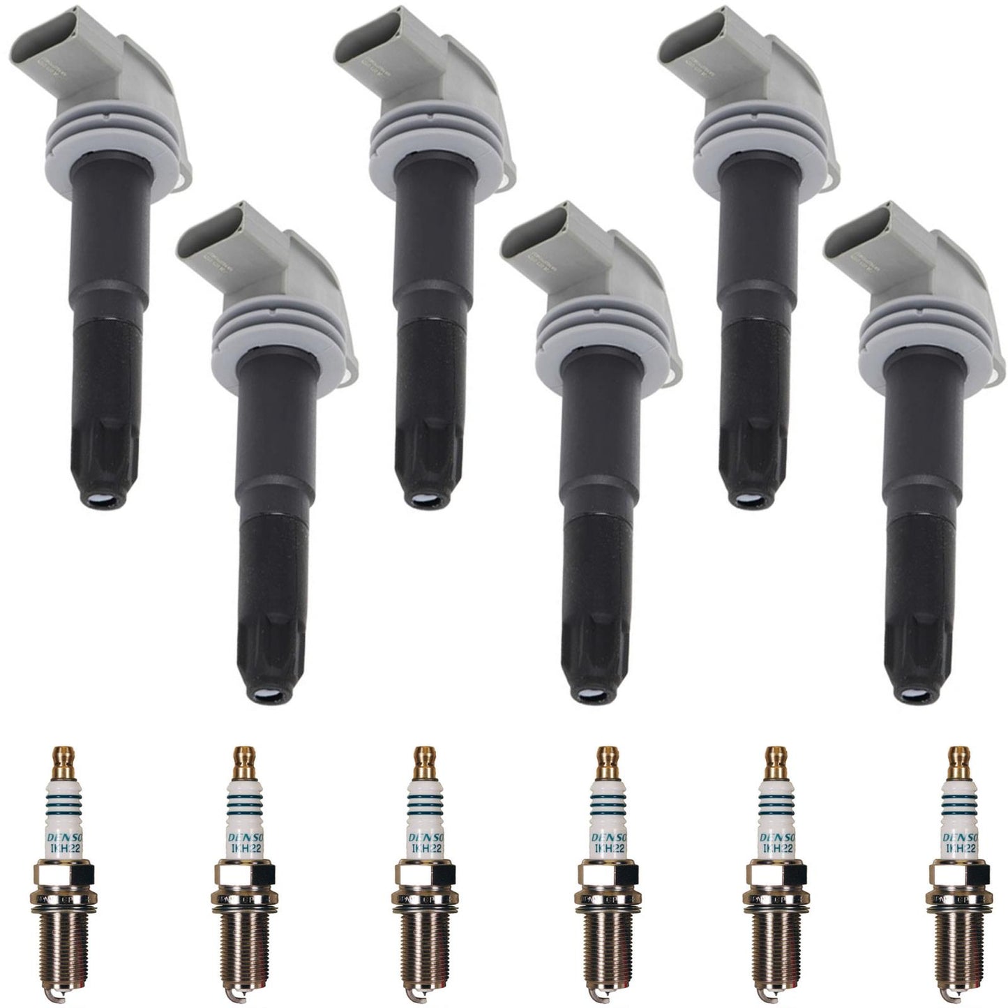 Ignition Coil & Iridium Spark Plugs For Porsche 911 3.4L 2012 2013 2015 2016