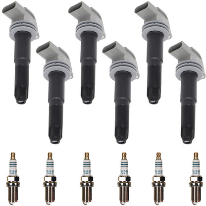Ignition Coil & Iridium Spark Plugs For Porsche 911 3.4L 2012 2013 2015 2016