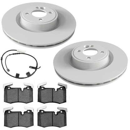 F GEO Coated Rotors & Ceramic Brake Pads for Mini Cooper John Cooper Works 09-14