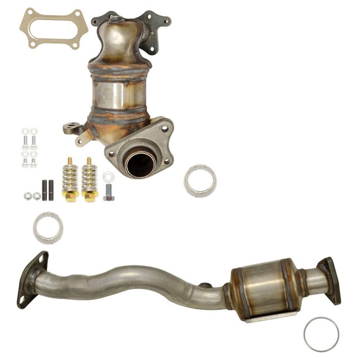 Upper & Lower Catalytic Converters for Honda Fit 2009 2010 2011 2012 2013 1.5L