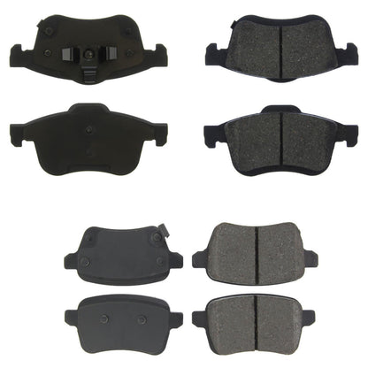Front and Rear Ceramic Disc Brake Pads for Fiat 500L 2014 2015 2017 2018 2019
