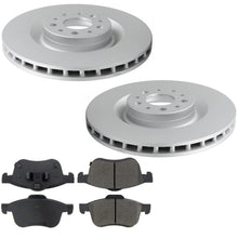 Front Coated Brake Rotors & EPS Brake Pads for Fiat 500L 2014 2015 2017 2019 - Photo 1