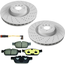 Frt Drilled Coated Disc Brake Euro Brake Pads for Mercedes Benz GLE43 AMG 17-19 - Photo 1