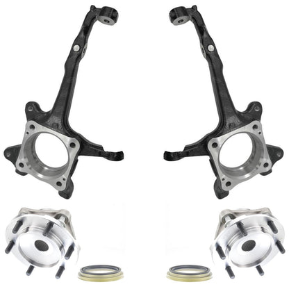 Front Wheel Hub Bearings & Steering Knuckles For Toyota Tacoma 4x4 2005-2023