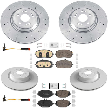 Ft Rr Coated Disc Brake Euro Brake Pad for Mercedes Benz GLE350 AMG 4Matic 20-23