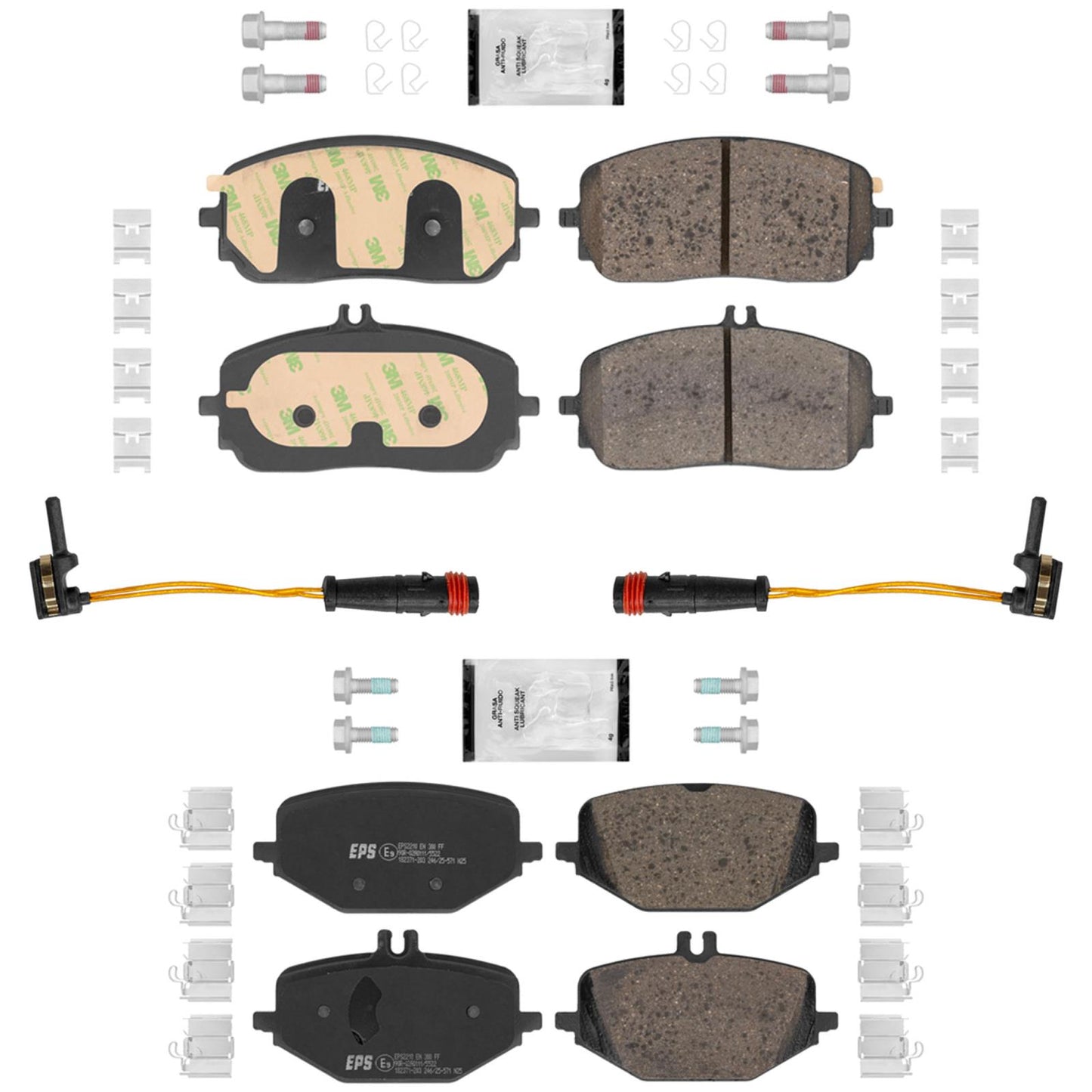Front and Rear R90 Euro Disc Brake Pad for Mercedes Benz GLE350 AMG 4Matic 20-23