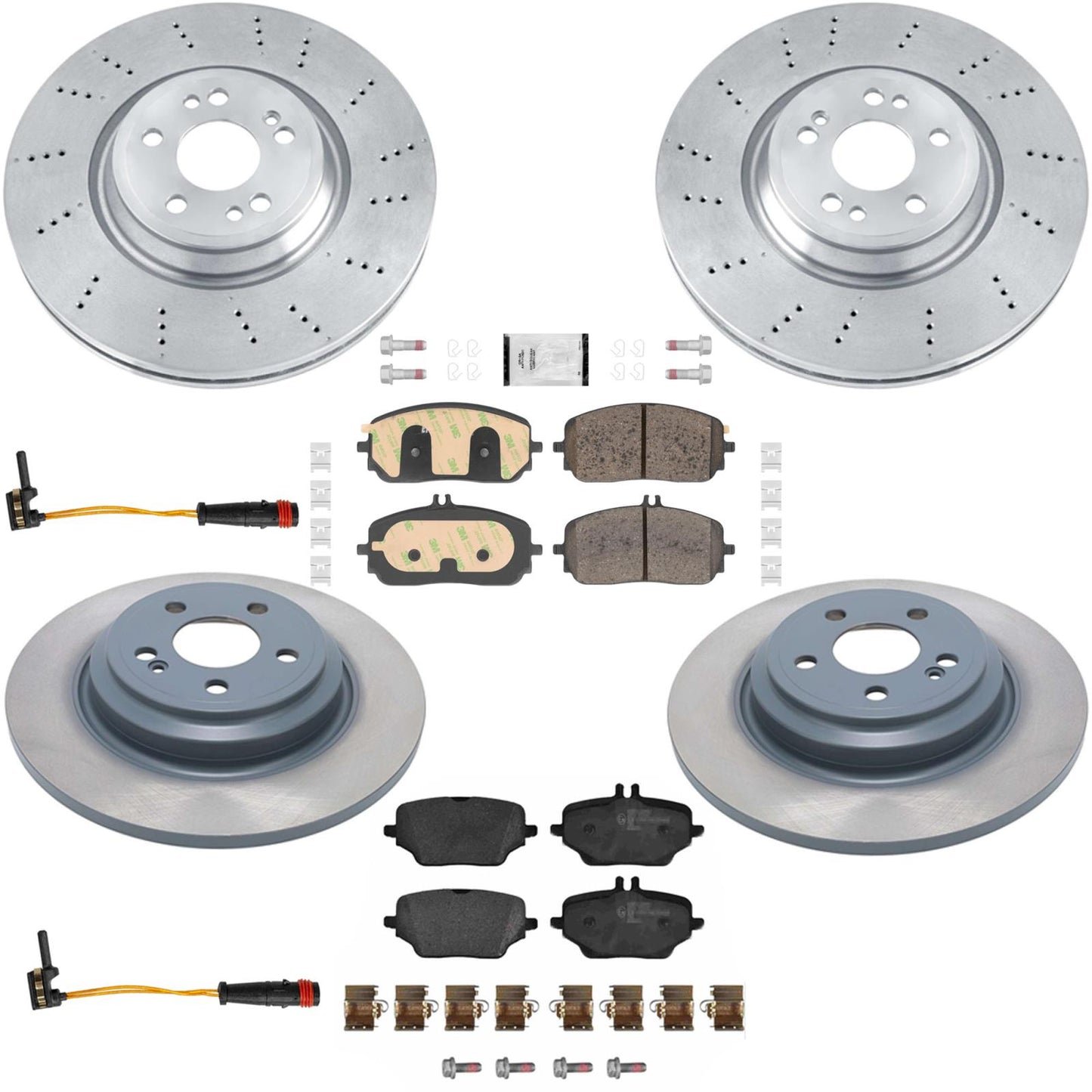 Ft Rr Coated Disc Brake Euro Brake Pad for Mercedes Benz GLE350 Base 2024 2026