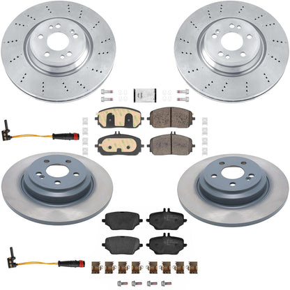 Ft Rr Coated Disc Brake Euro Brake Pad for Mercedes Benz GLE350 Base 2024 2026