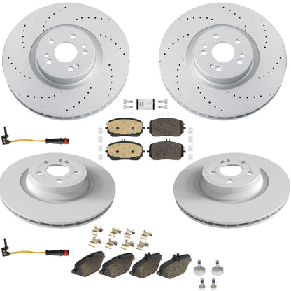 Ft Rr Coated Disc Brake Euro Brake Pad for Mercedes Benz GLE350 AMG 4Matic 24-26