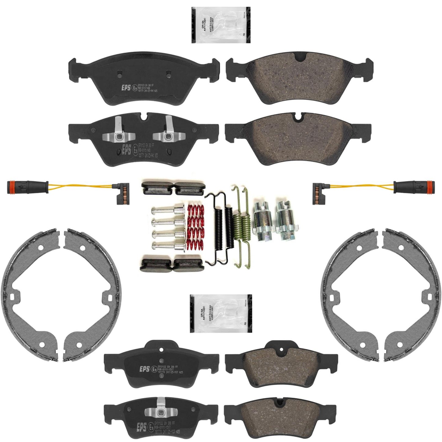 Front Rear R90 Euro Disc Brake Pad for Mercedes Benz GL320 GL350 GL450 2007-2012