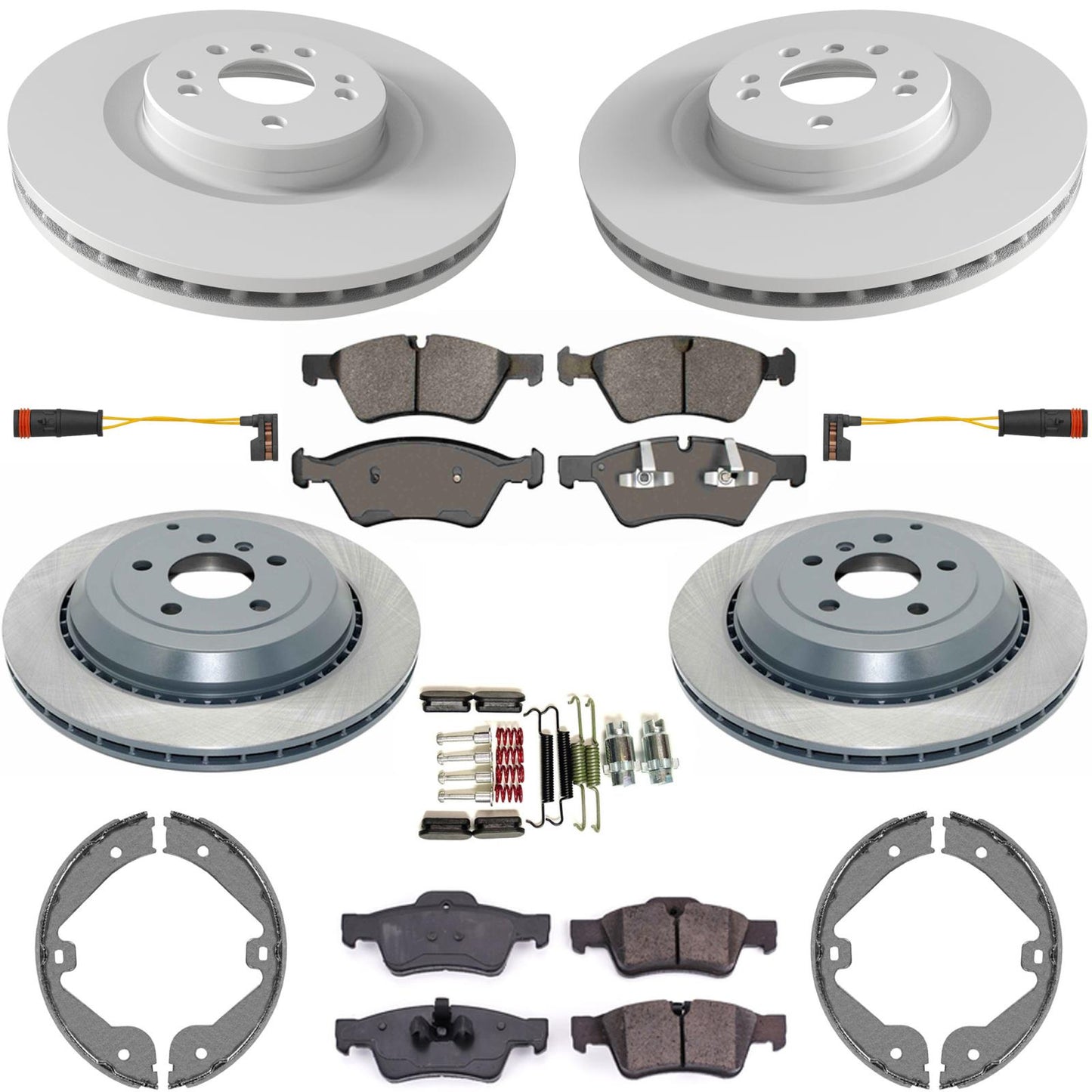 FR Coated Disc Brake Ceramic Brake Pad for Mercedes Benz GL320 GL350 GL450 07-12
