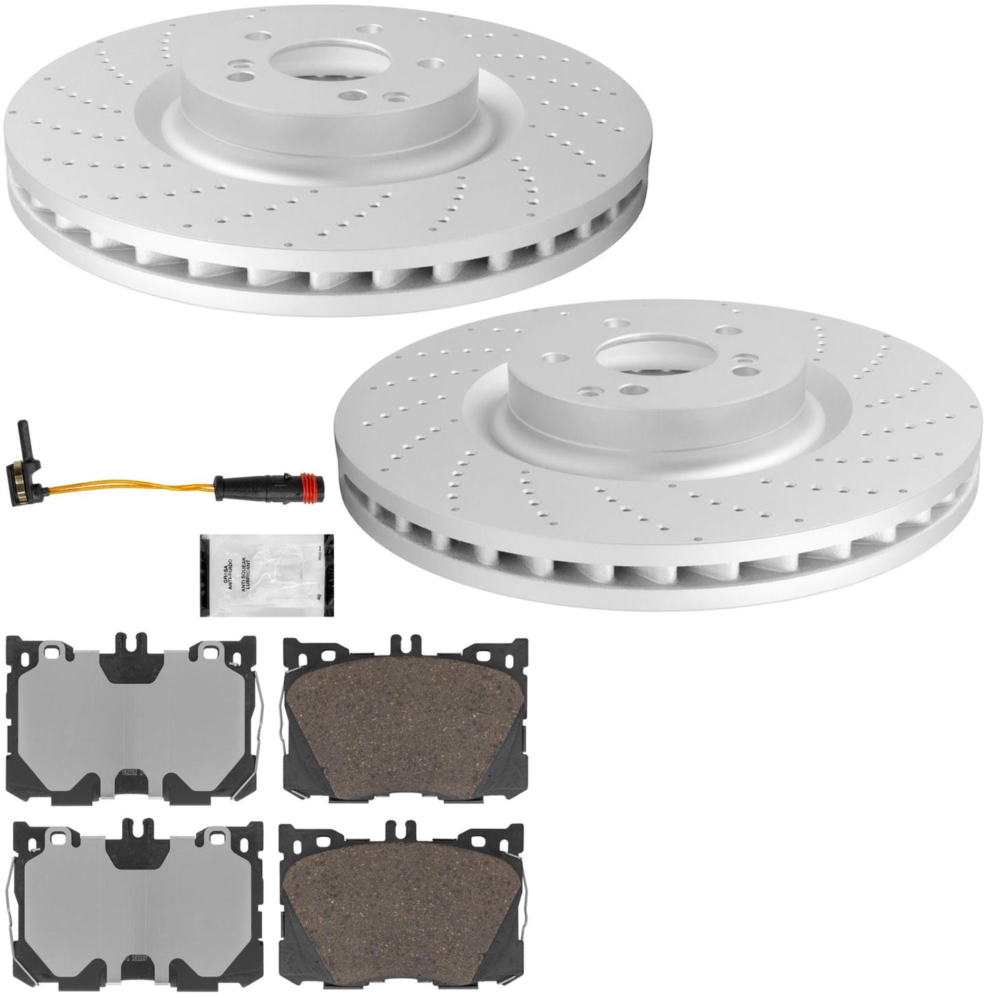 Front Coated Disc Brake Euro Brake Pad for Mercedes Benz C43 AMG 2017 2018 2023