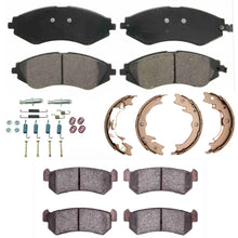 Front Rear Disc Brake Pads Parking Shoes for Suzuki Forenza 2004 2005 2006 - Photo 1