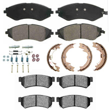 Front Rear Disc Brake Pads Parking Shoes for Suzuki Forenza 2007 2008 - Photo 1