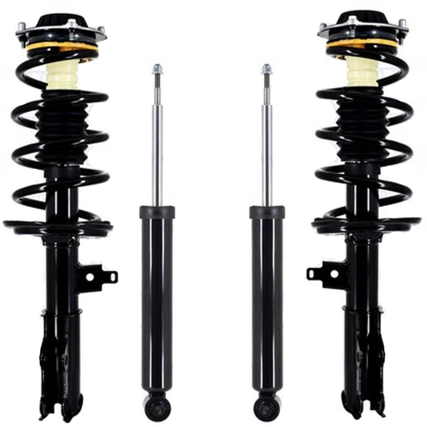 Front Coil Spring Struts Assembly  & Rear Shocks For GMC Acadia 2019 2020 2023