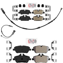 AME Front Rear Disc Brake Pads Sensors For Mini Cooper 2014 2015 2016 2024 1.5L - Photo 1