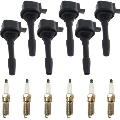 Ignition Coil & Iridium XP Spark Plugs For Ford Transit 150 3.5L 2020 2021 2025