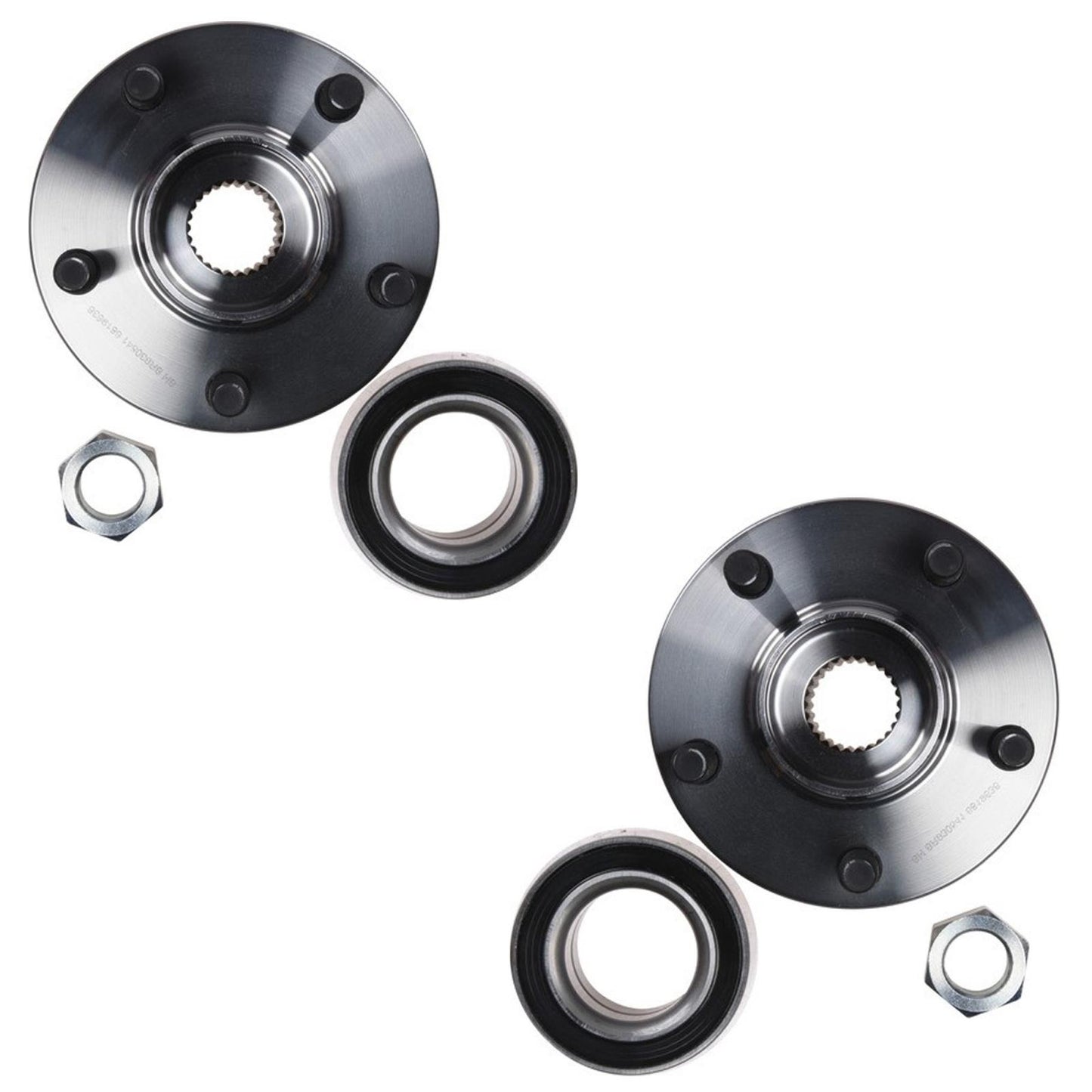 2 Front Hub & Hub Bearing Kit for Chrysler PT Cruiser 2002-2010 Neon 2002-2005