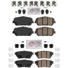 Front Rear Ceramic Disc Brake Pads Hardware for Nissan Rogue 2021 2023 2024 2026 - Photo 1