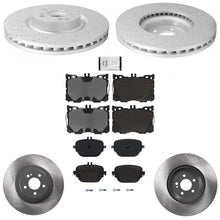 F&R Coated Disc Brake Euro Brake Pad for Mercedes Benz E450 2019 2021 2022 2023