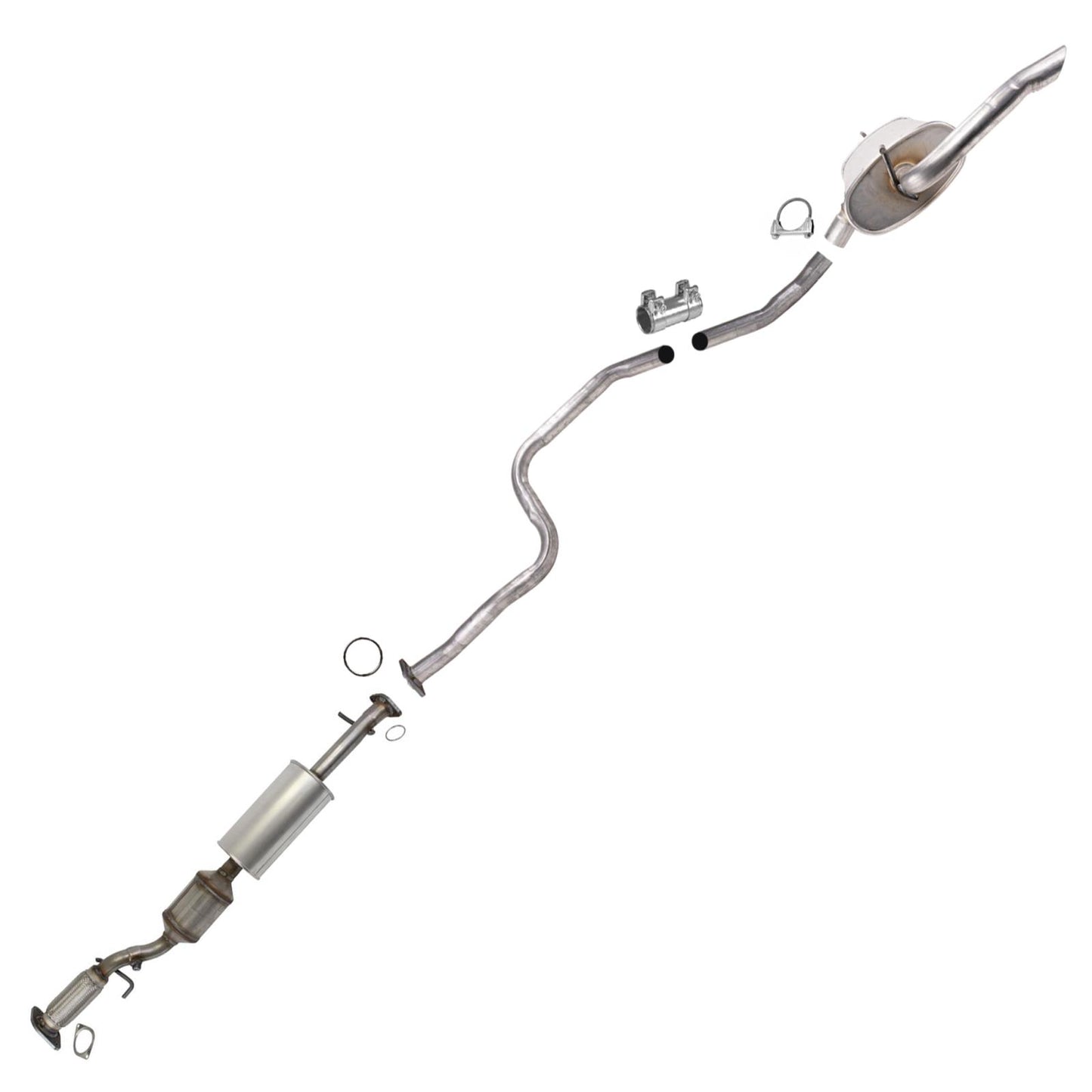 Exhaust System Pipe Muffler for Nissan Sentra S & SV 2.0L 20 2021 2022 2023 2024