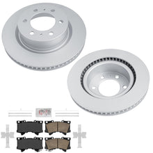Front GEO Coated Disc Brake Rotors & Brake Pads for Toyota 4Runner 2025-2026 - Photo 1