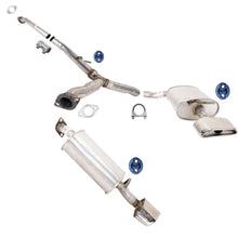 Extension Y Pipe Dual Rear Muffler Exhaust System For Hyundai Sonata Sport 15-19