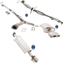 Resonator Pipe Dual Rear Muffler Exhaust System For Hyundai Sonata Sport 2015-19