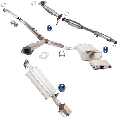 Resonator Pipe Dual Rear Muffler Exhaust System For Hyundai Sonata Sport 2015-19