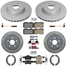 Coated Disc Brake Rotors & AME Brake Pads for Mercedes Benz CLS500 CLS550 06-11 - Photo 1