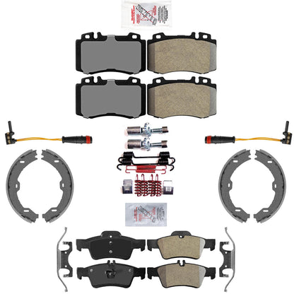 Front Rear AME Brake Pads Parking Shoes for Mercedes Benz CLS500 CLS550 06-11