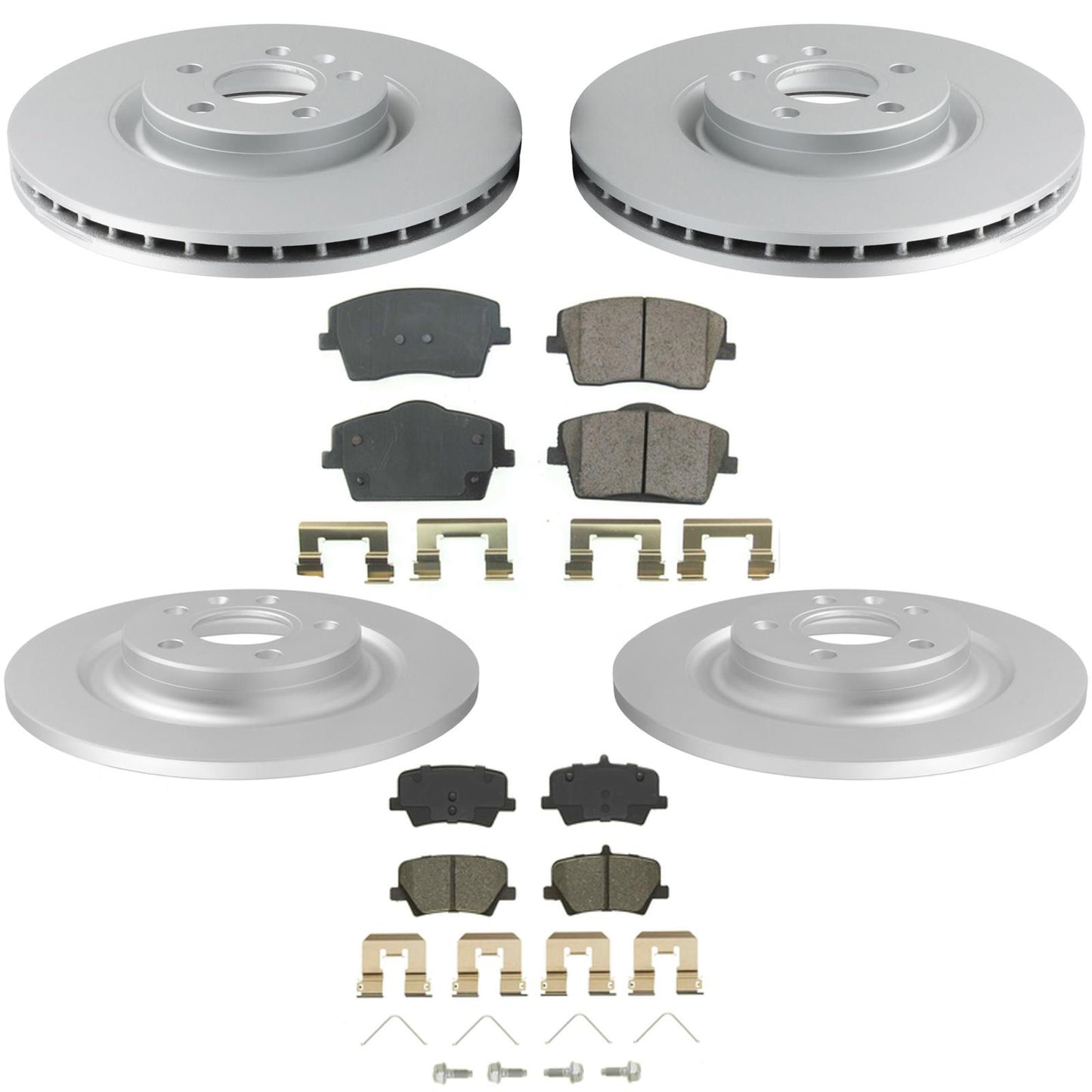 F&R Coated Disc Brake Euro Brake Pad for Volvo XC40 2019 2020 2022 2025 2026