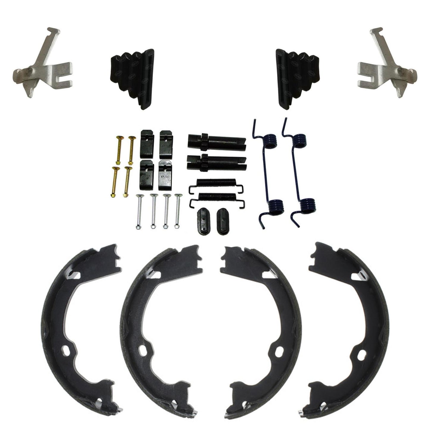 Rear Parking-Emergency Brake Shoes Levers Hardware for Ford F150 2012 2013 2014