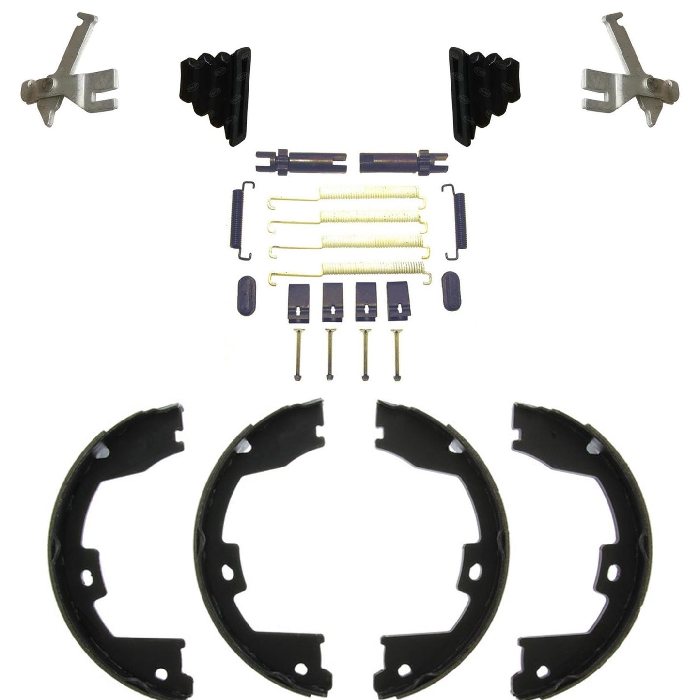 Rear Parking-Emergency Brake Shoes Levers Hardware for Ford F250 2013 2014 2016
