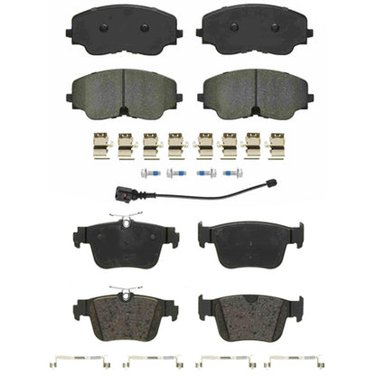 Front & Rear R90 Euro Disc Brake Pad for Audi S3 2022 2023 2024 2025 2026 Golf R