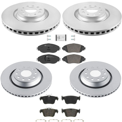 Frt & Rr Coated Disc Brake Euro Brake Pad for Volkswagen GTi 2022 2023 2024 2026