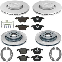 F&R Coated Disc Brake Euro Brake Pad for Volvo XC90 2.5L 2.9L 3.2L 03-08 316MM